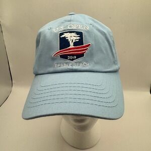 USGA 2019 US Open Pebble Beach Hat Mens Blue Excellent Member Baseball Cap